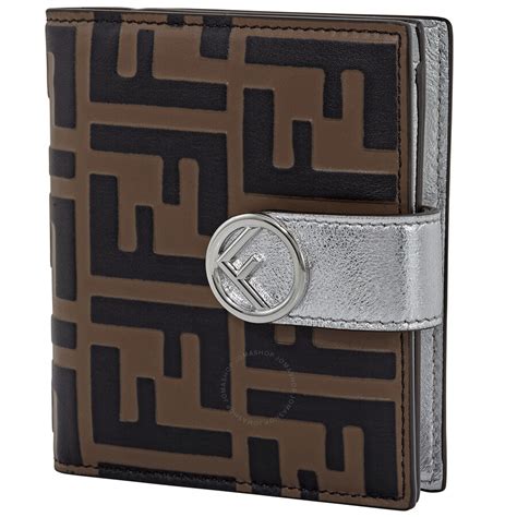 fendi beige leather compact wallet|Women's Designer Leather Wallets in Bifold & Trifold .